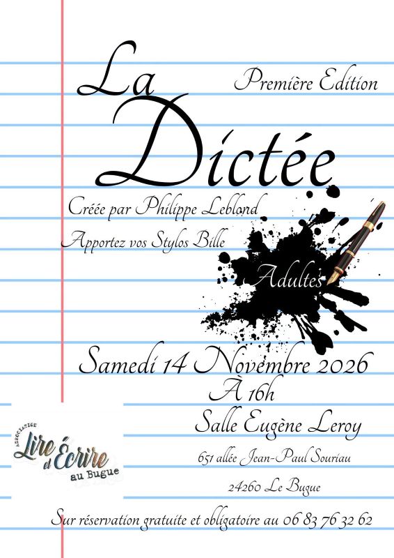 La dictée - Première édition