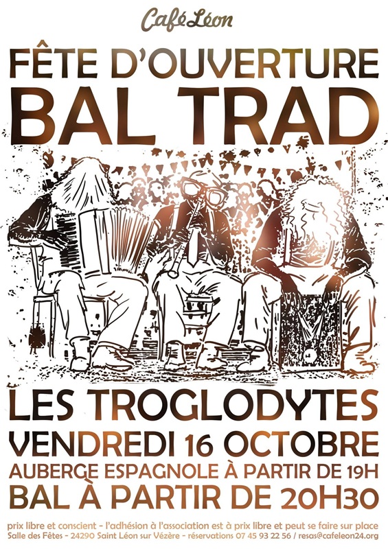 Bal trad - Les Troglodytes au Café Léon