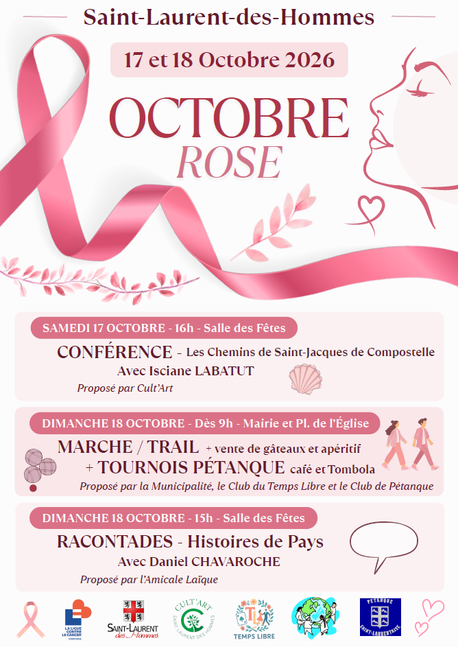 Octobre rose : Randonnée, Trail et Pétanque