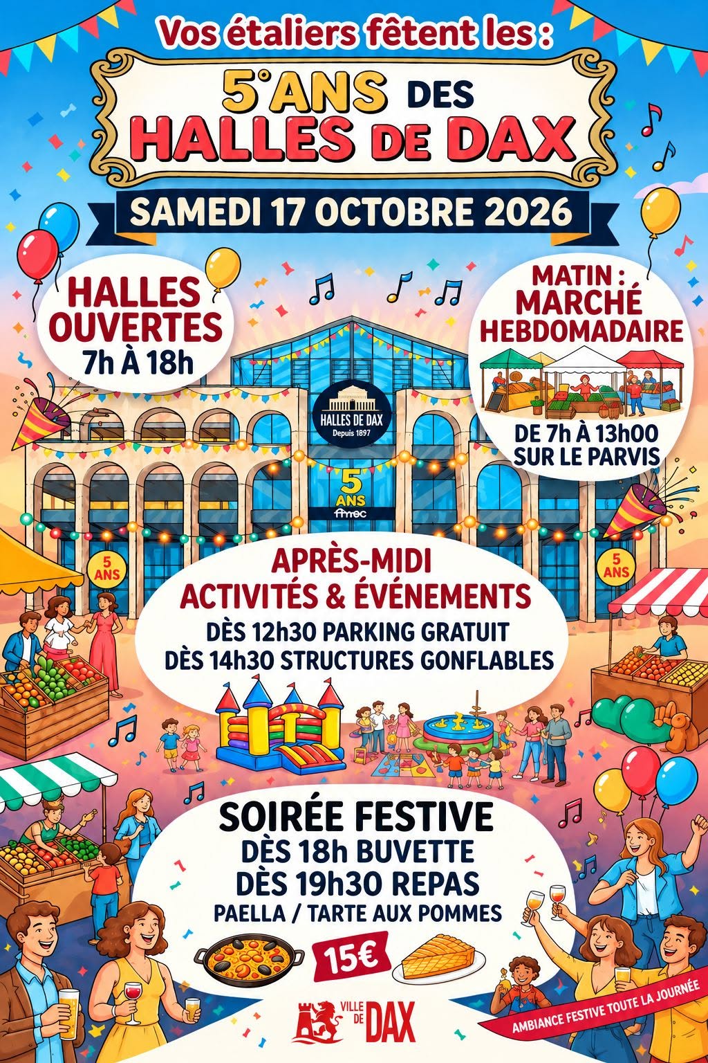 5ème anniversaire des Halles
