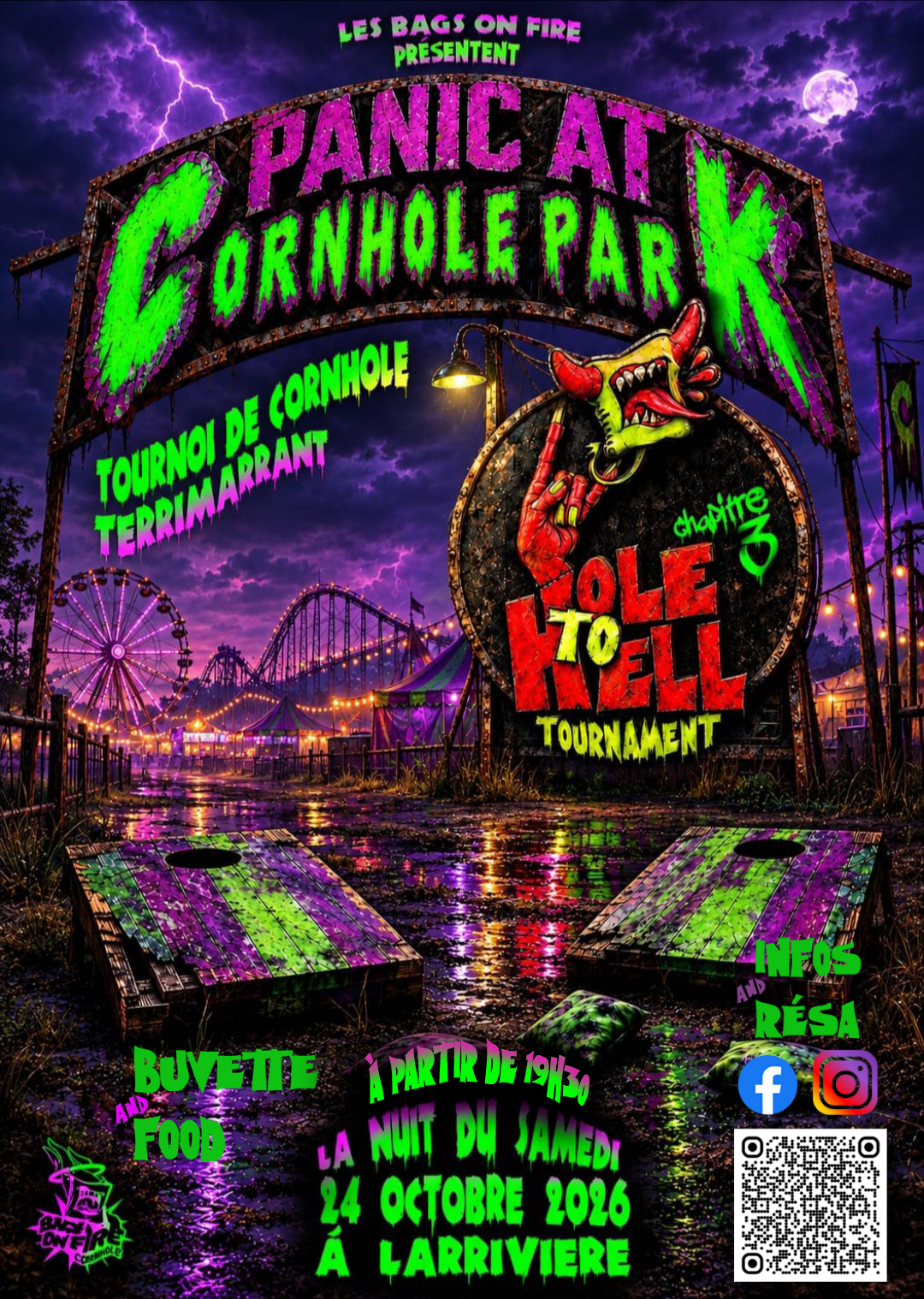 Tournoi de cornhole 