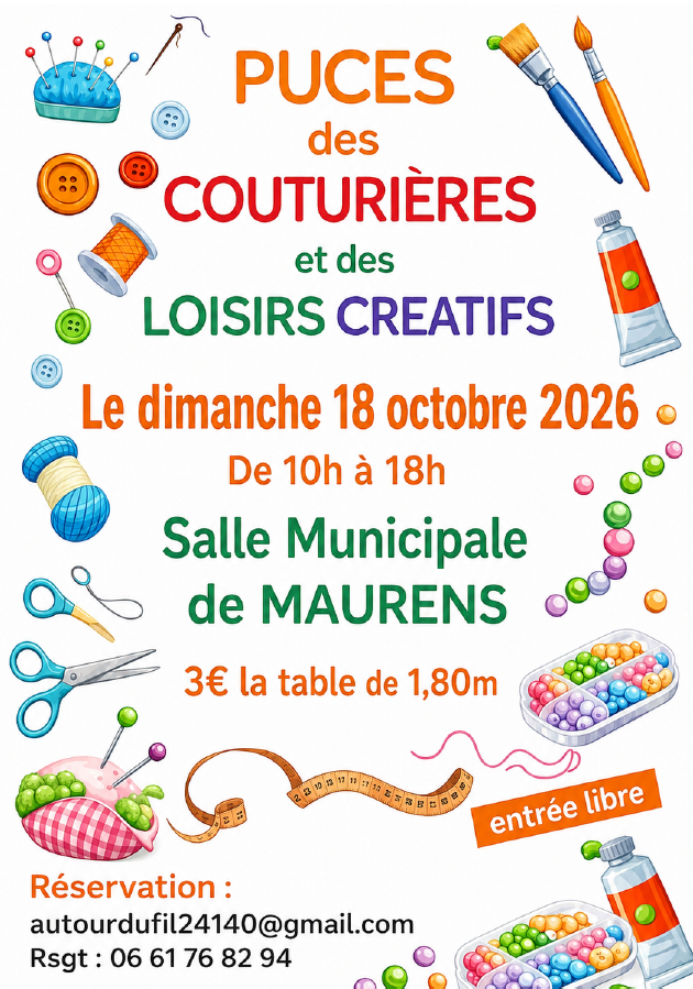 Puces des couturières et loisirs créatifs