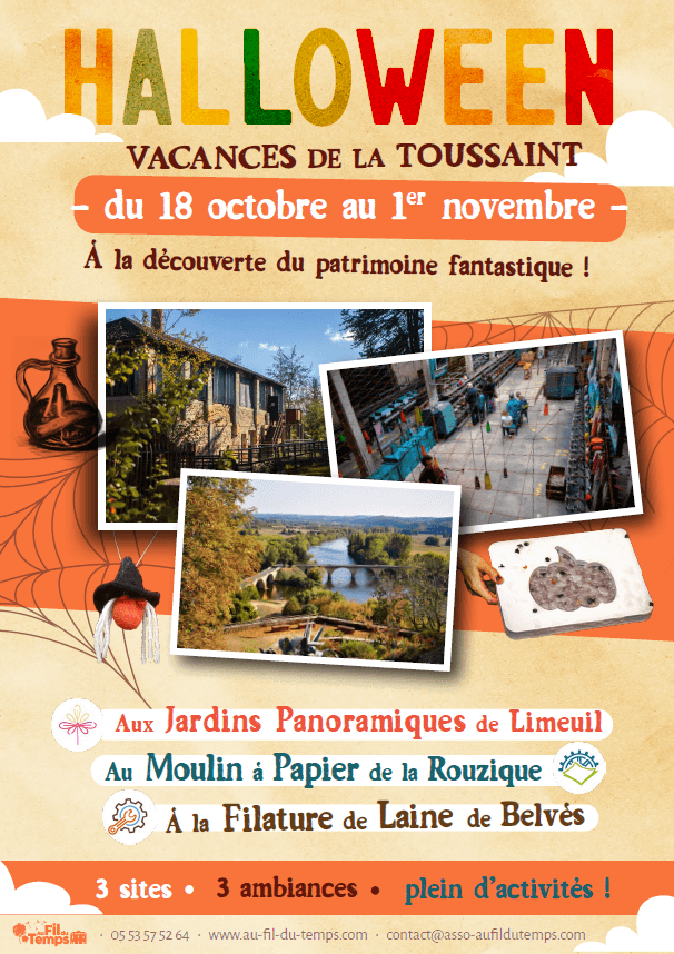 Les vacances d'automne aux Jardins panoramiques de Limeuil