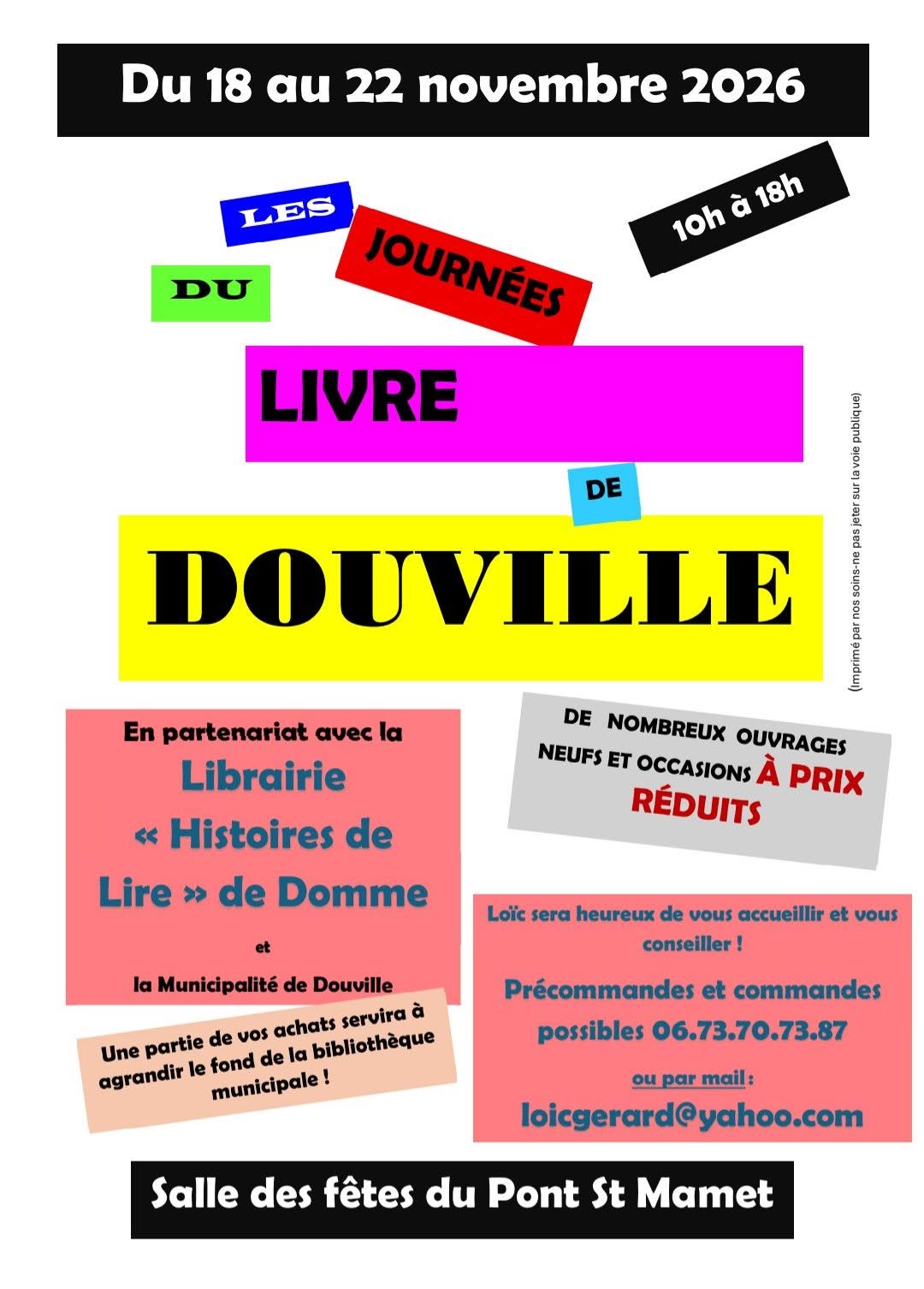 Les journées du livre