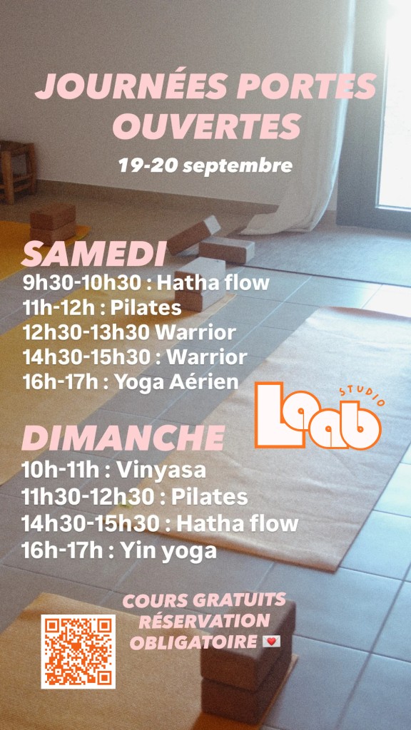 Portes ouvertes Laab Studio Yoga