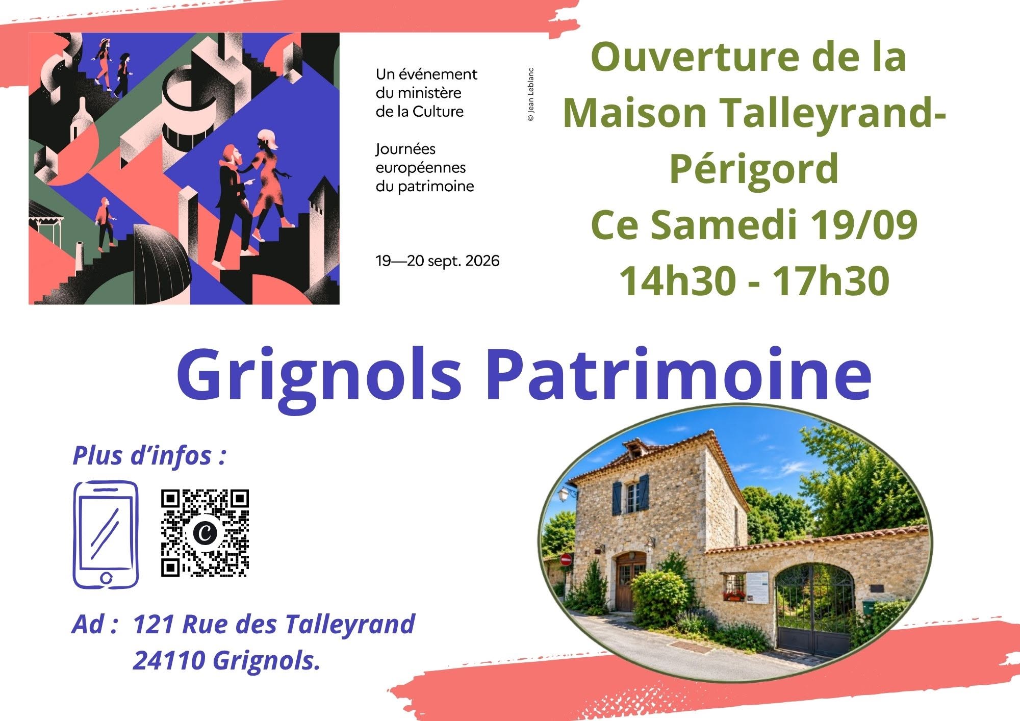 Journées du Patrimoine à Grignols