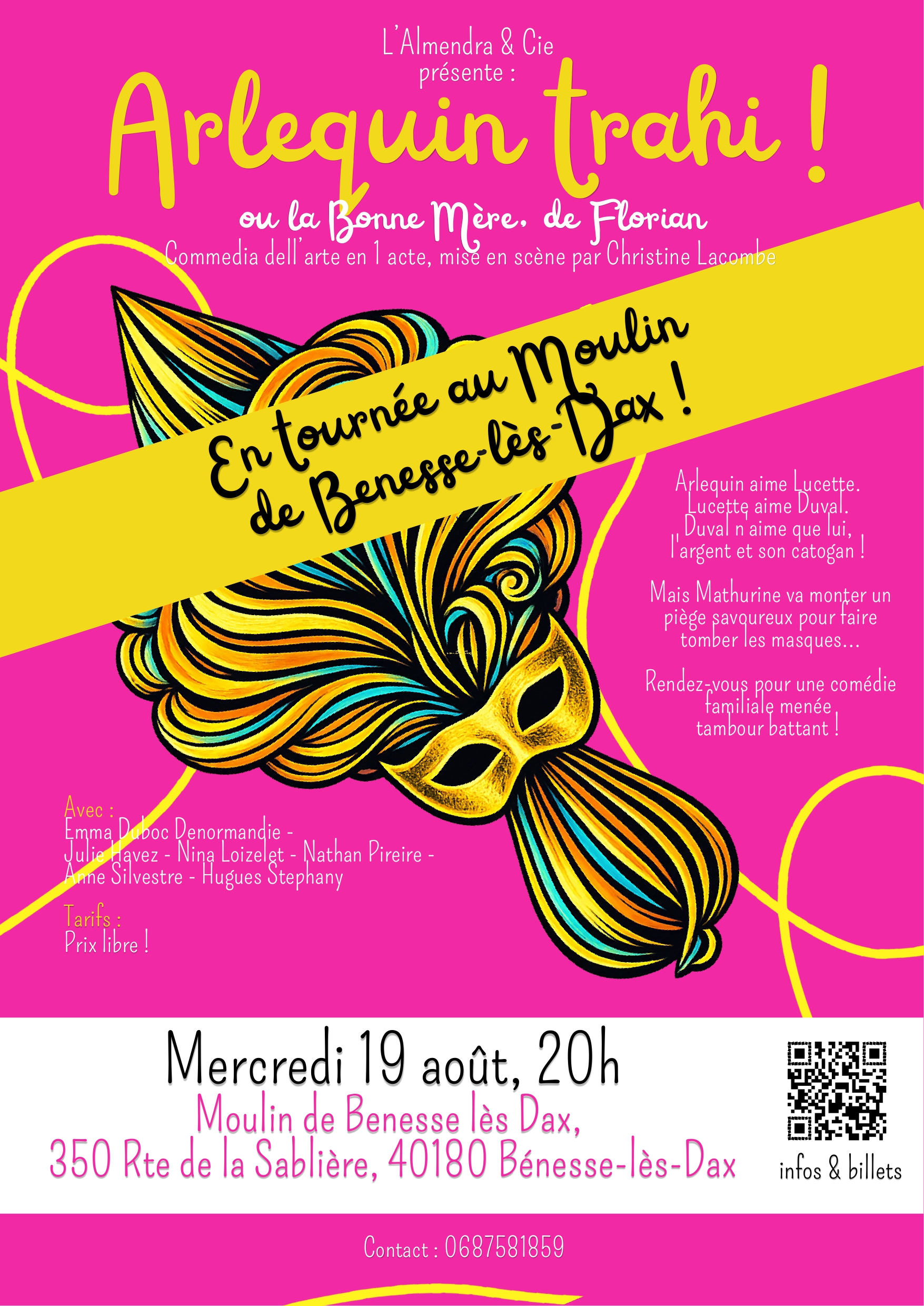 Commedia dell'Arte " Arlequin trahi ! ou La Bo ...