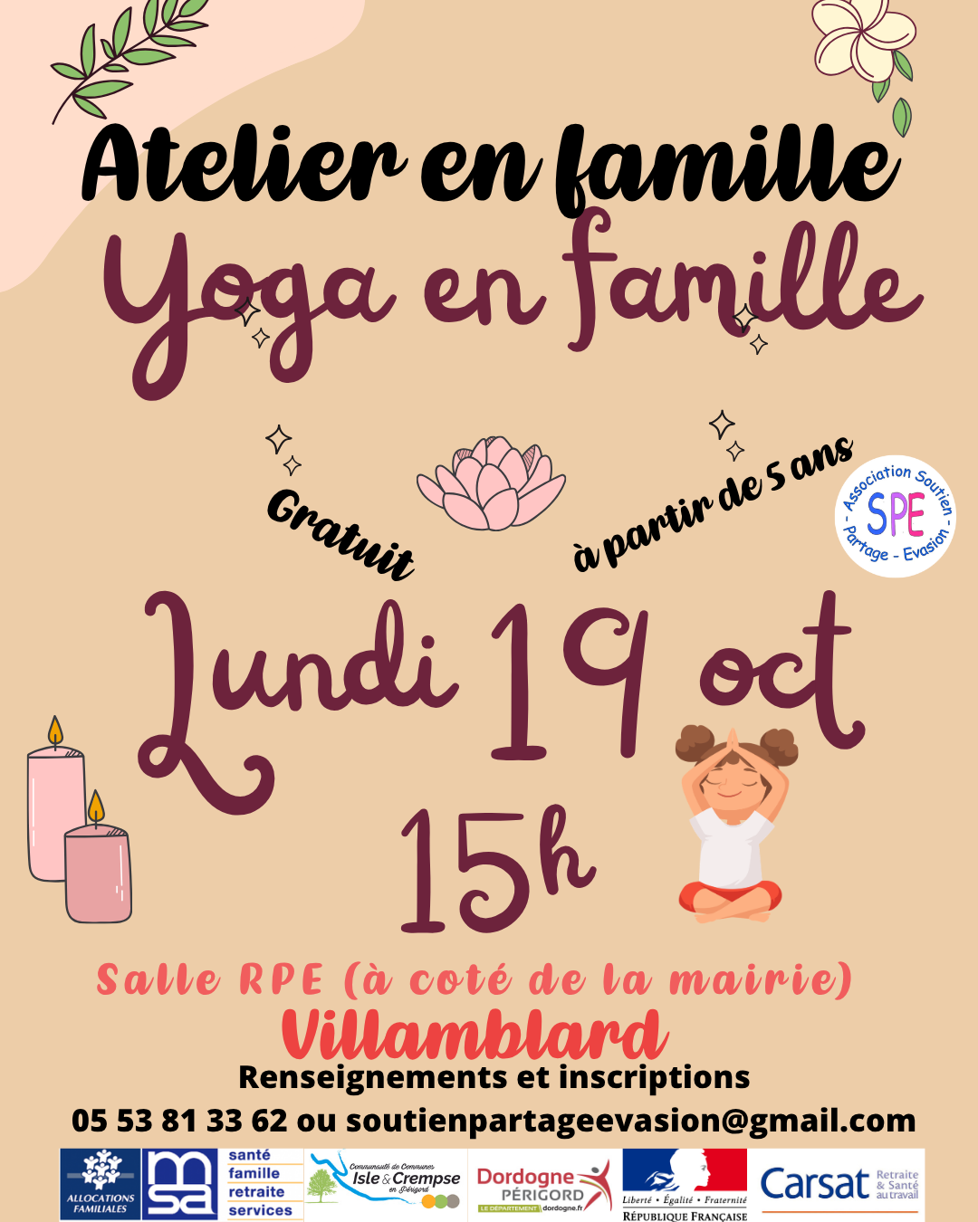 Yoga en famille