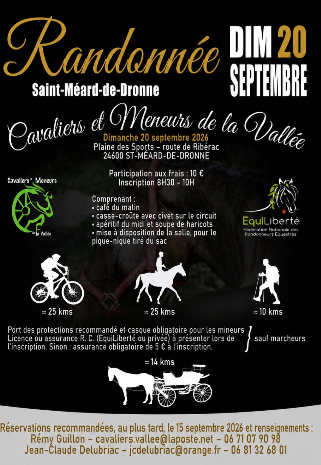 Randonnées pédestre, Vtt & équestre