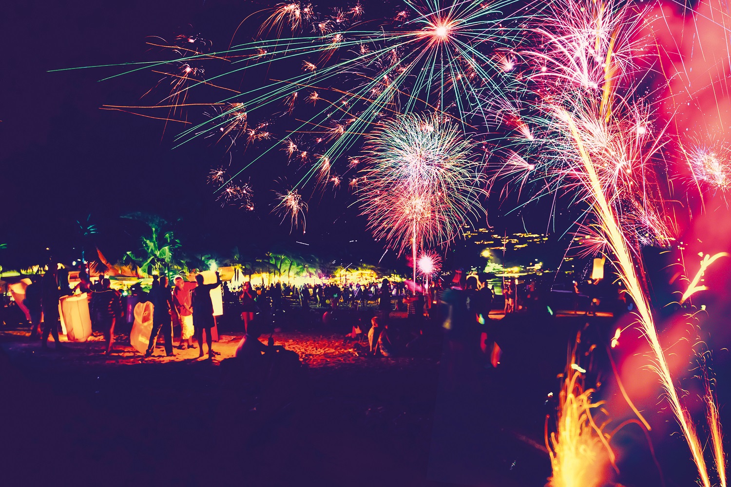 Reporté - Feu d'artifice
