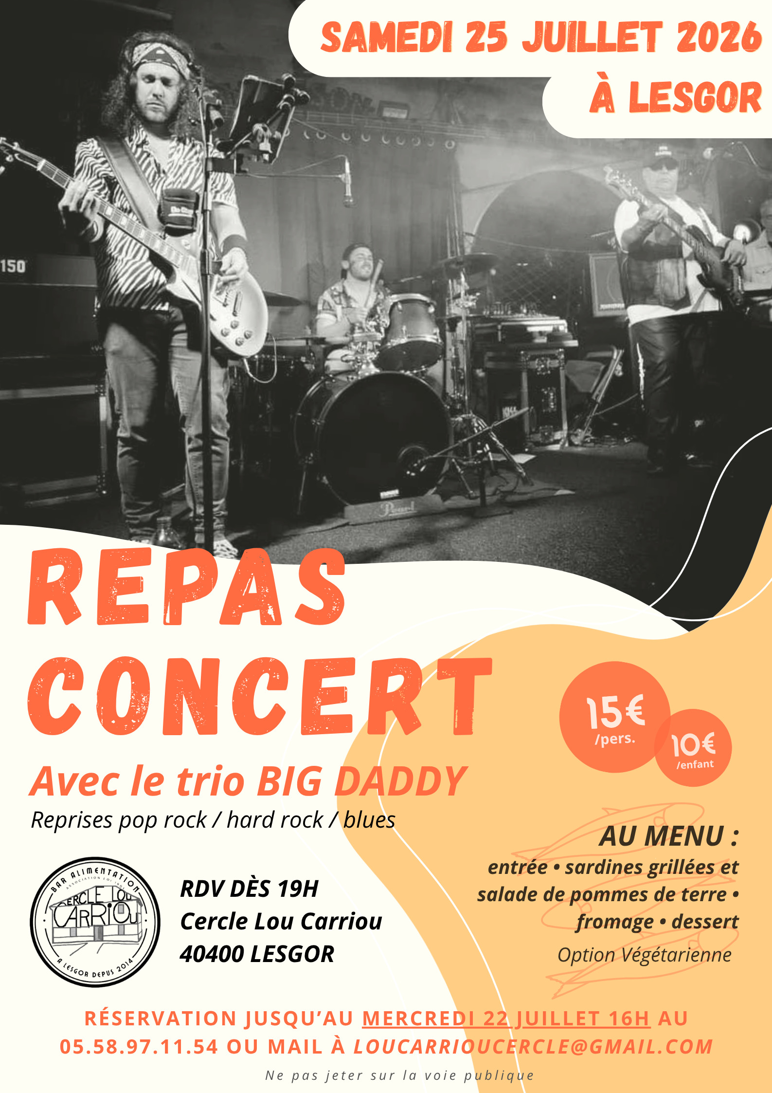 Sardinade + concert de Big Daddy