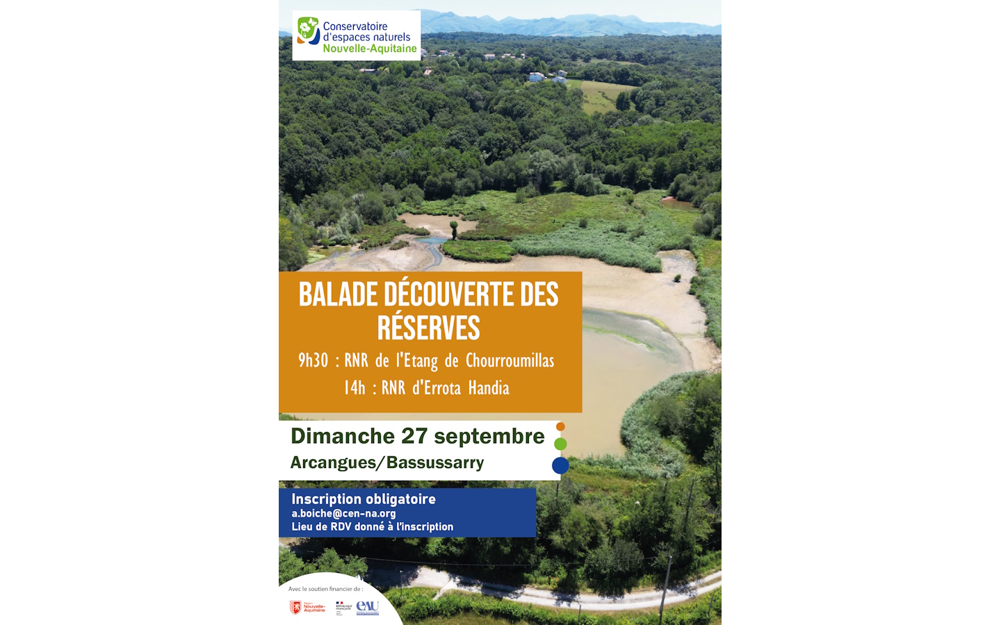 Balade découverte des réserves : l'étang de Chourroumillas