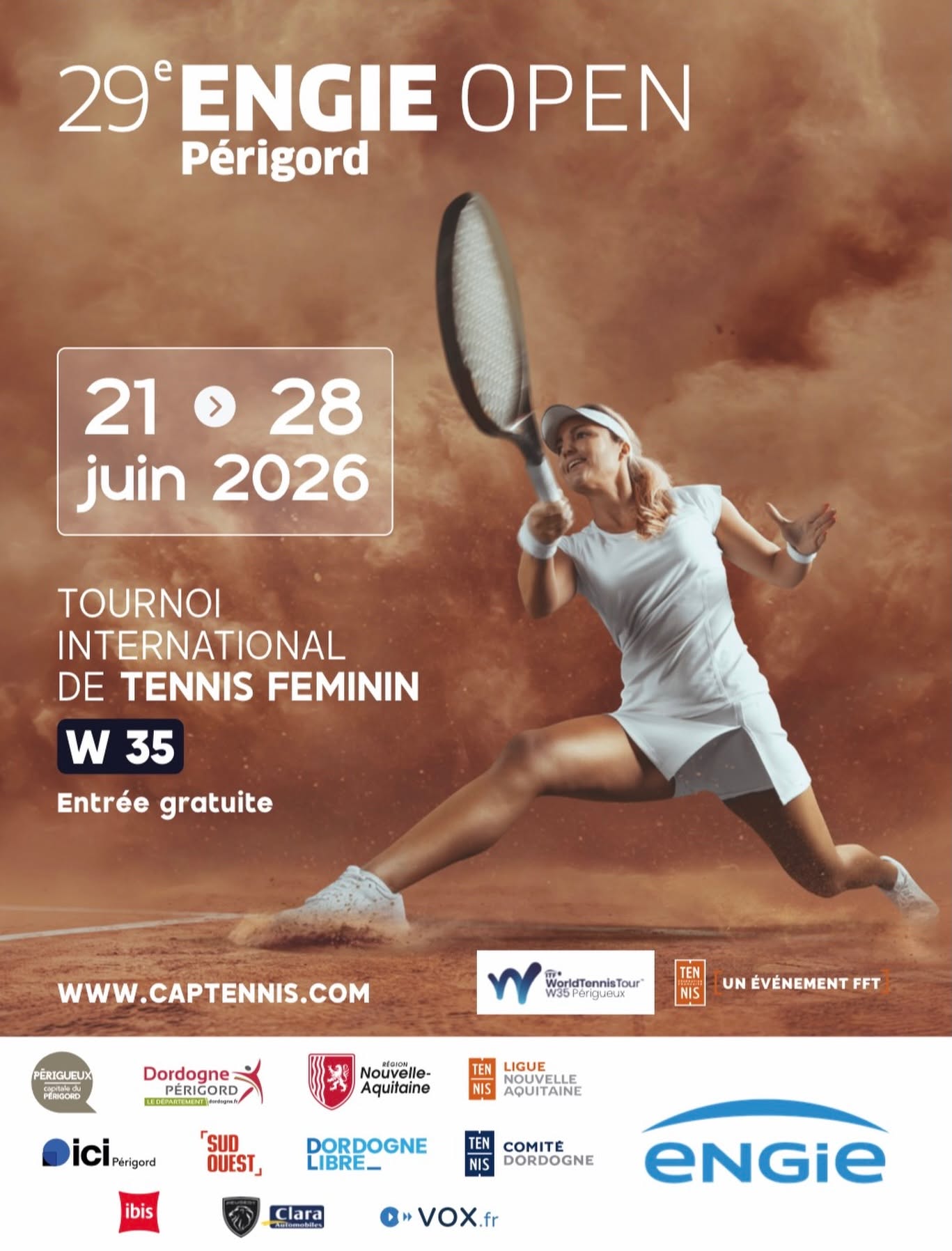Tournoi international de tennis féminin Engie  ...