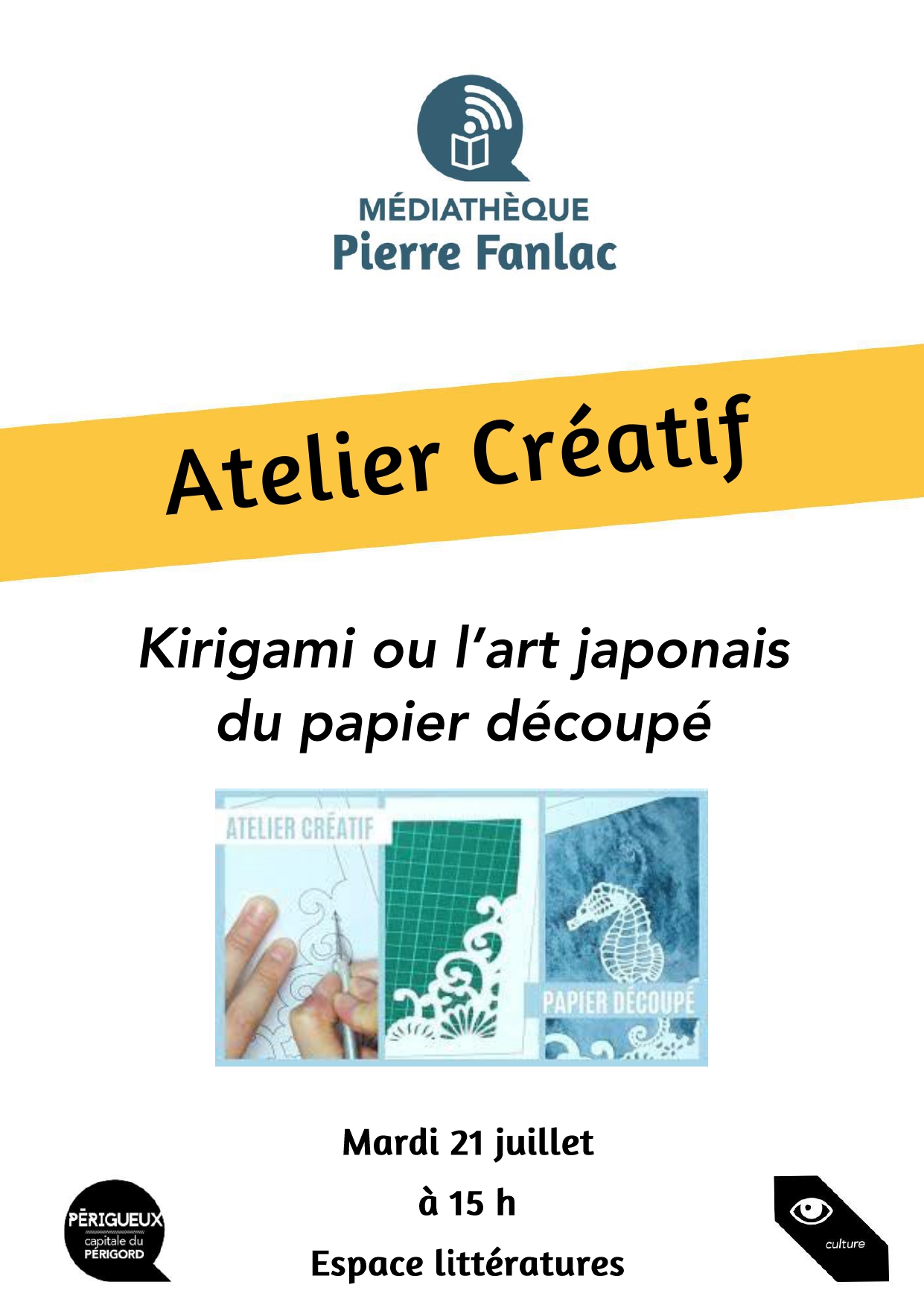 Ateliers créatifs : Kirigami ou l'art japonais ...