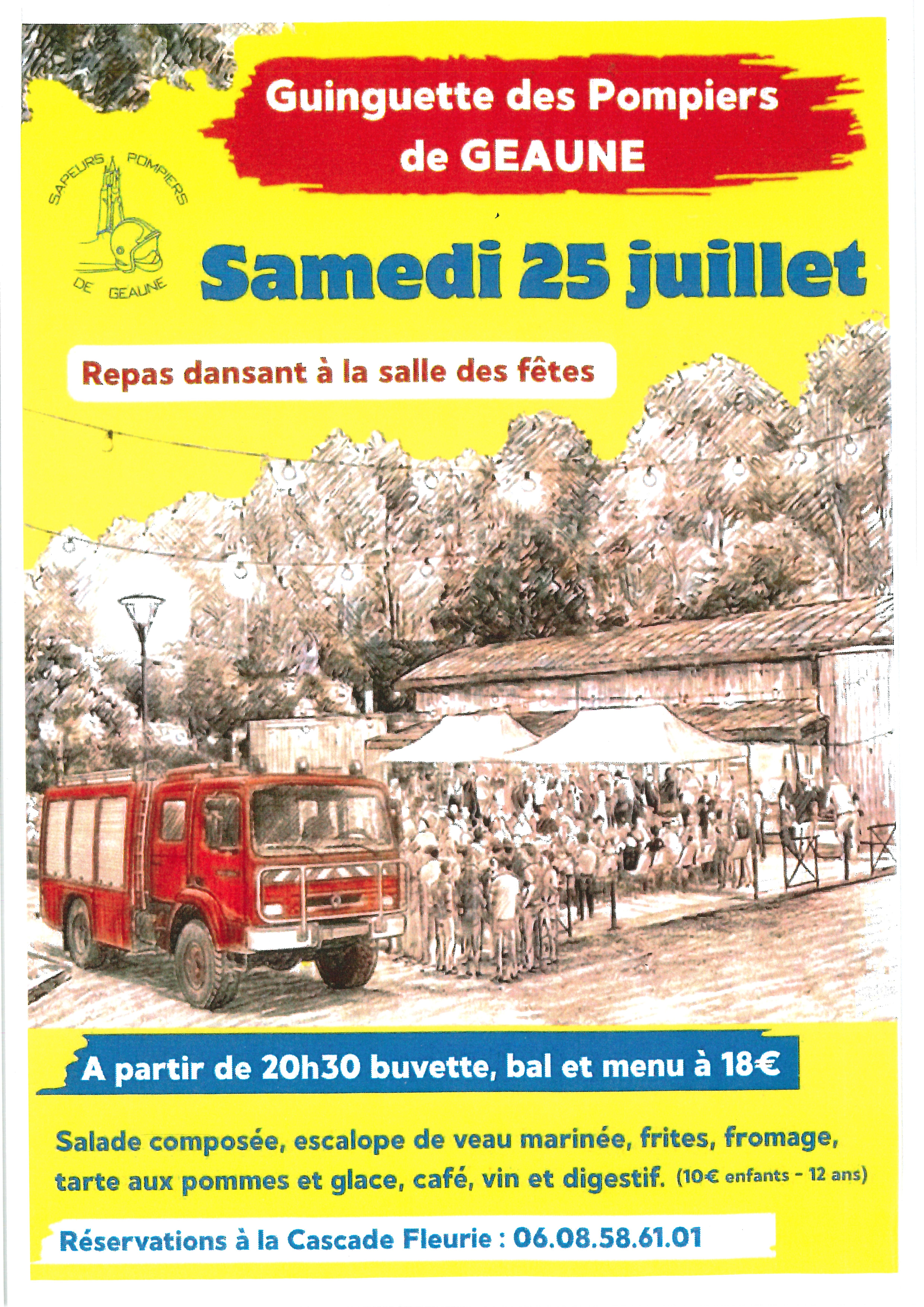 Guinguette des pompiers de Geaune