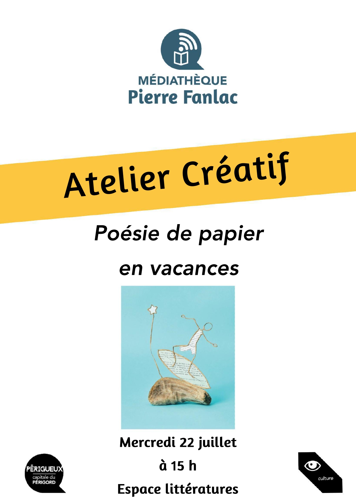 Ateliers créatifs : Poésie de papier en vacances
