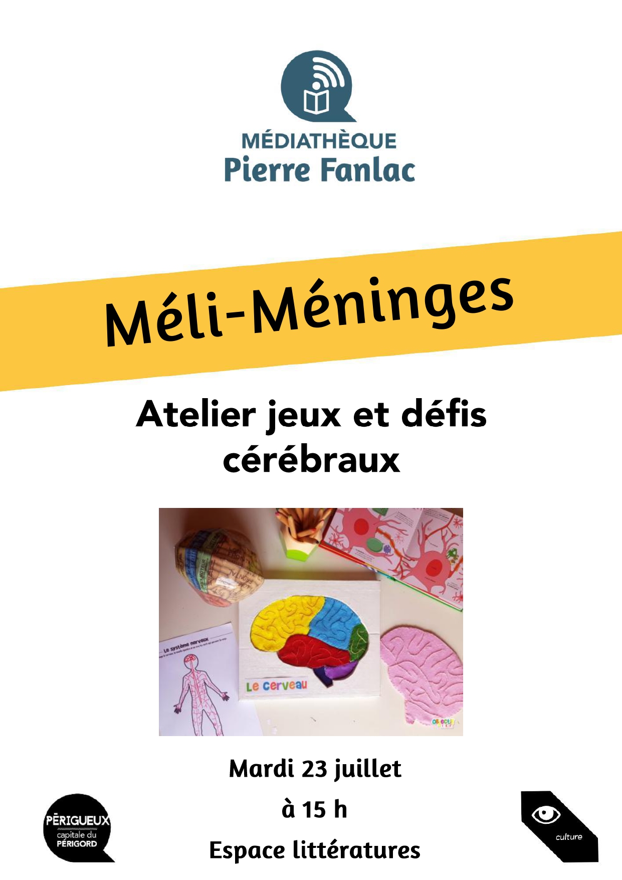 Ateliers Méli-méninges : Jeux et défis cérébraux