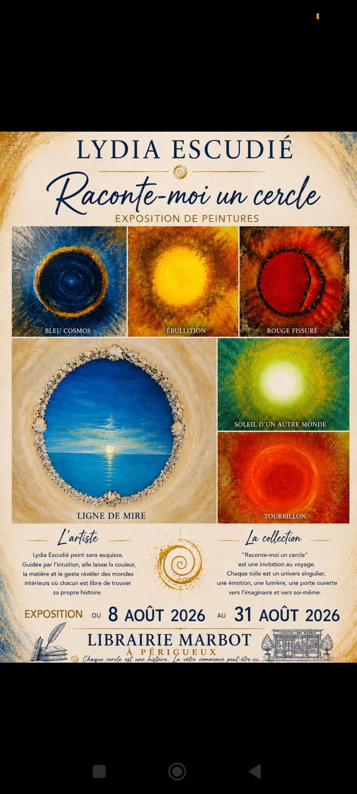 Exposition "Raconte-moi un cercle" par Lydia E ...