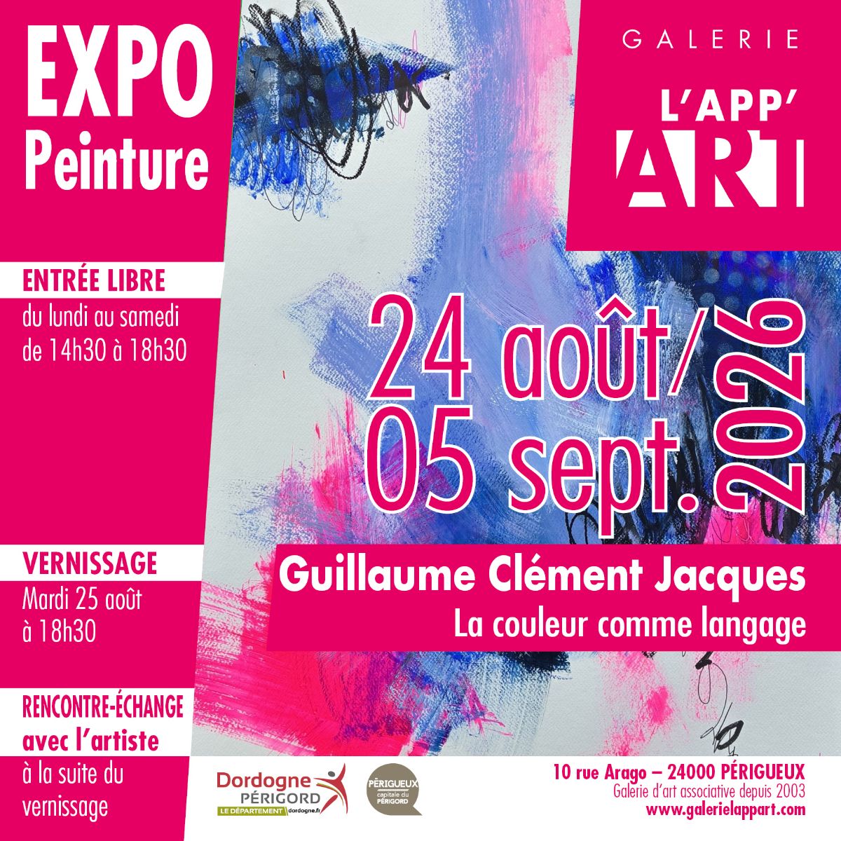 Exposition "La couleur comme langage" - Galeri ...