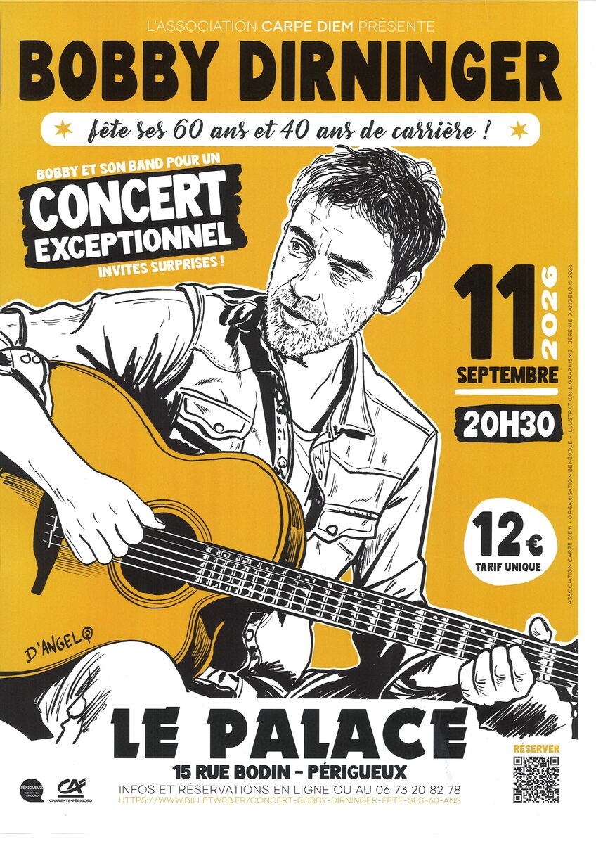 Le Palace - BOBBY DIRNINGER en concert !