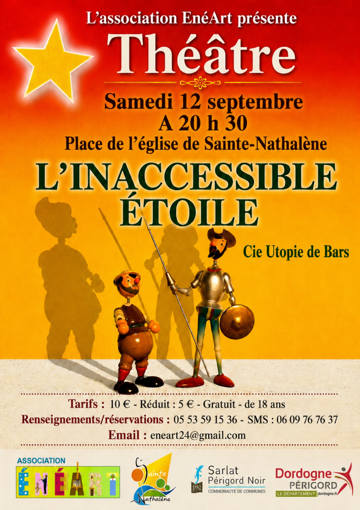 Théâtre à Sainte Nathalène : "L’Inaccessible É ...