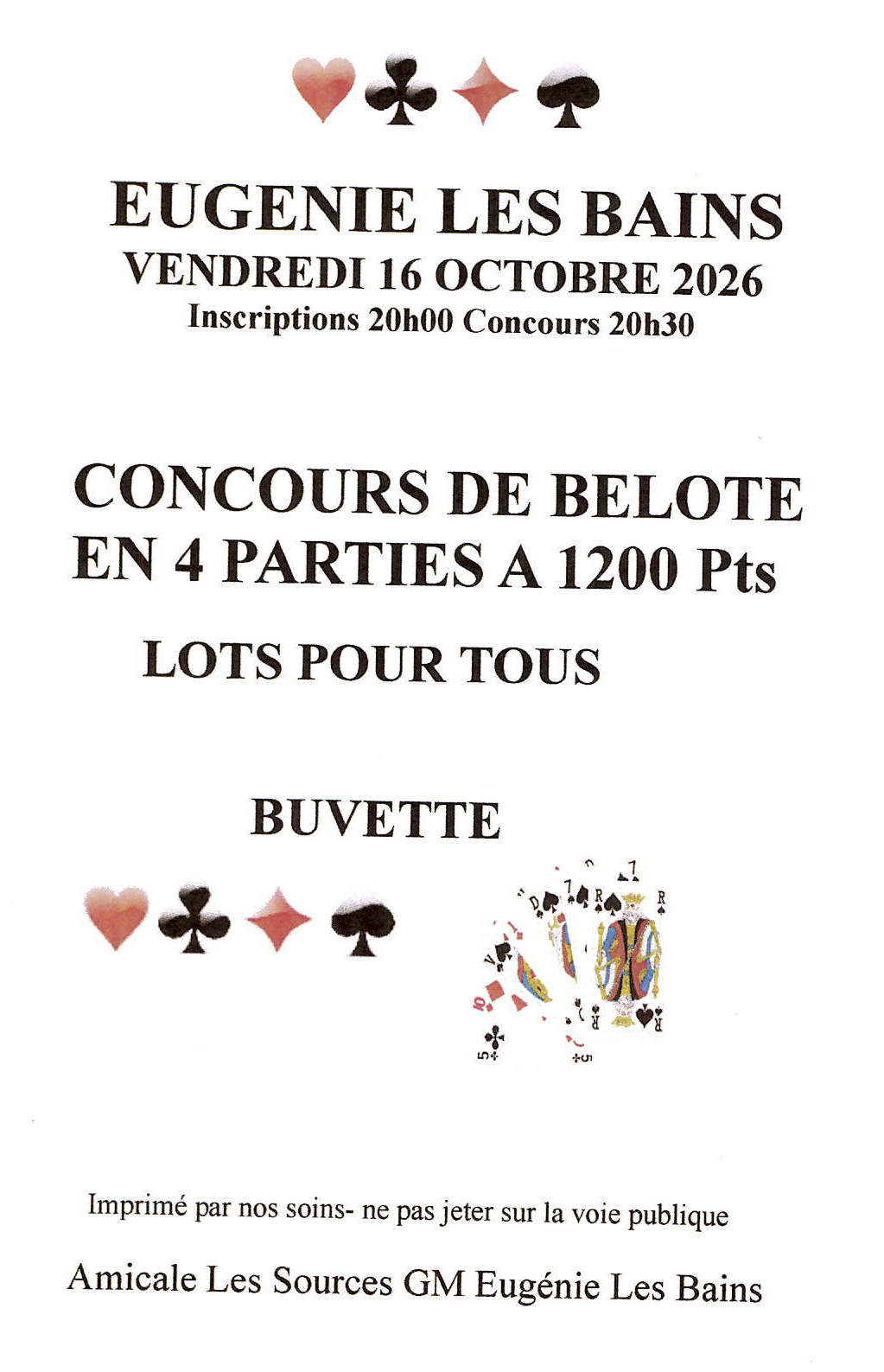 Concours de belote