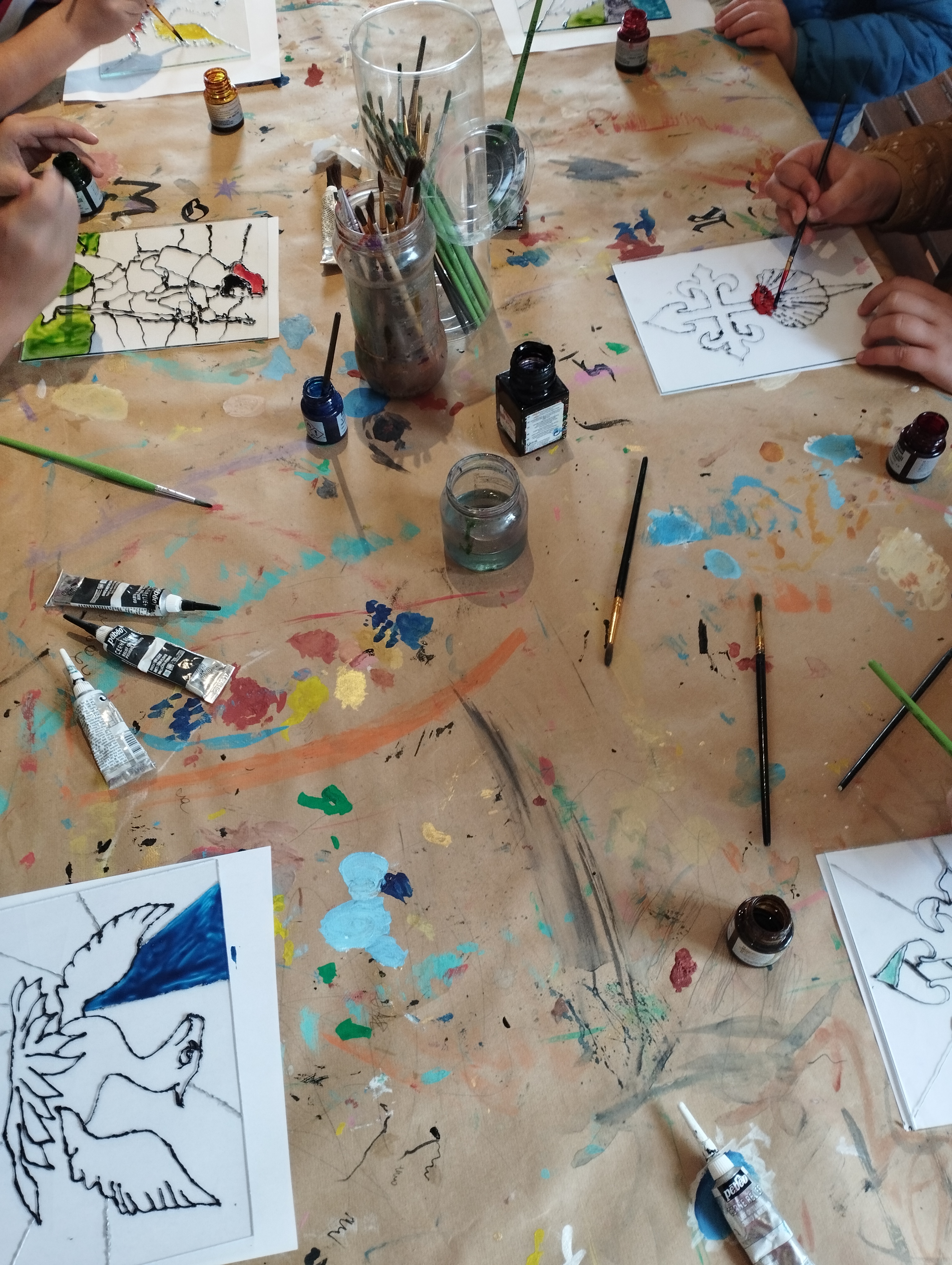 Automne en Scène : Atelier enfant : atelier vitrail