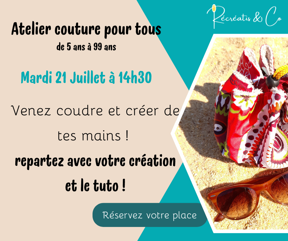 Atelier couture Adultes et Enfants