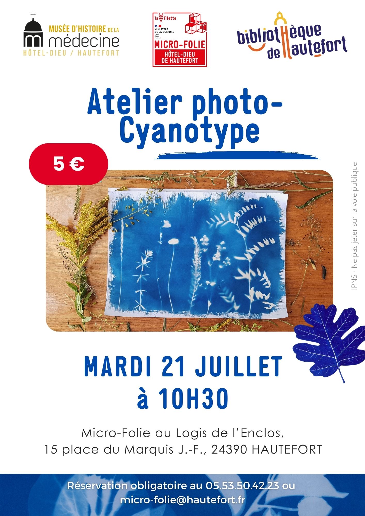 Atelier cyanotype