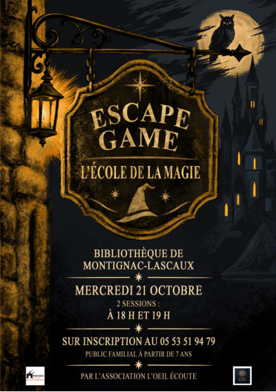 Escape game - l'école de la magie