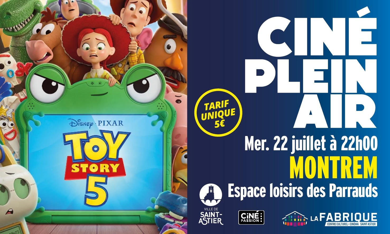 Cinéma en plein air : Toy Story 5