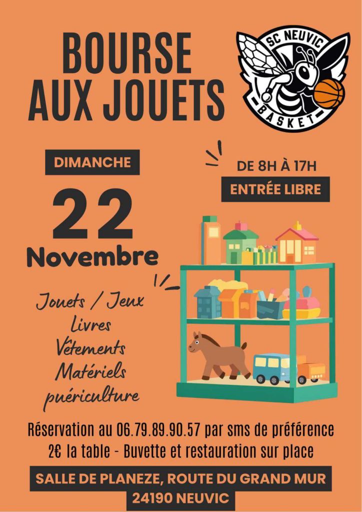 Bourse aux jouets