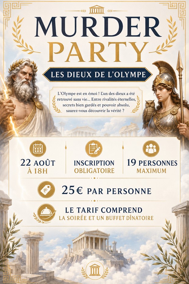 Cacaothé - Soirée Murder Party "Les dieux de l ...