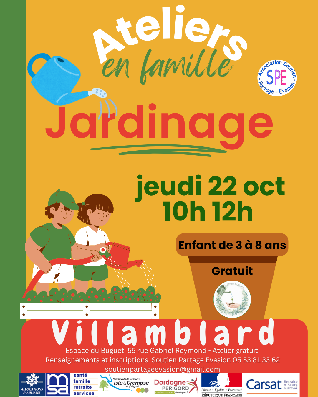 Jardinage en famille
