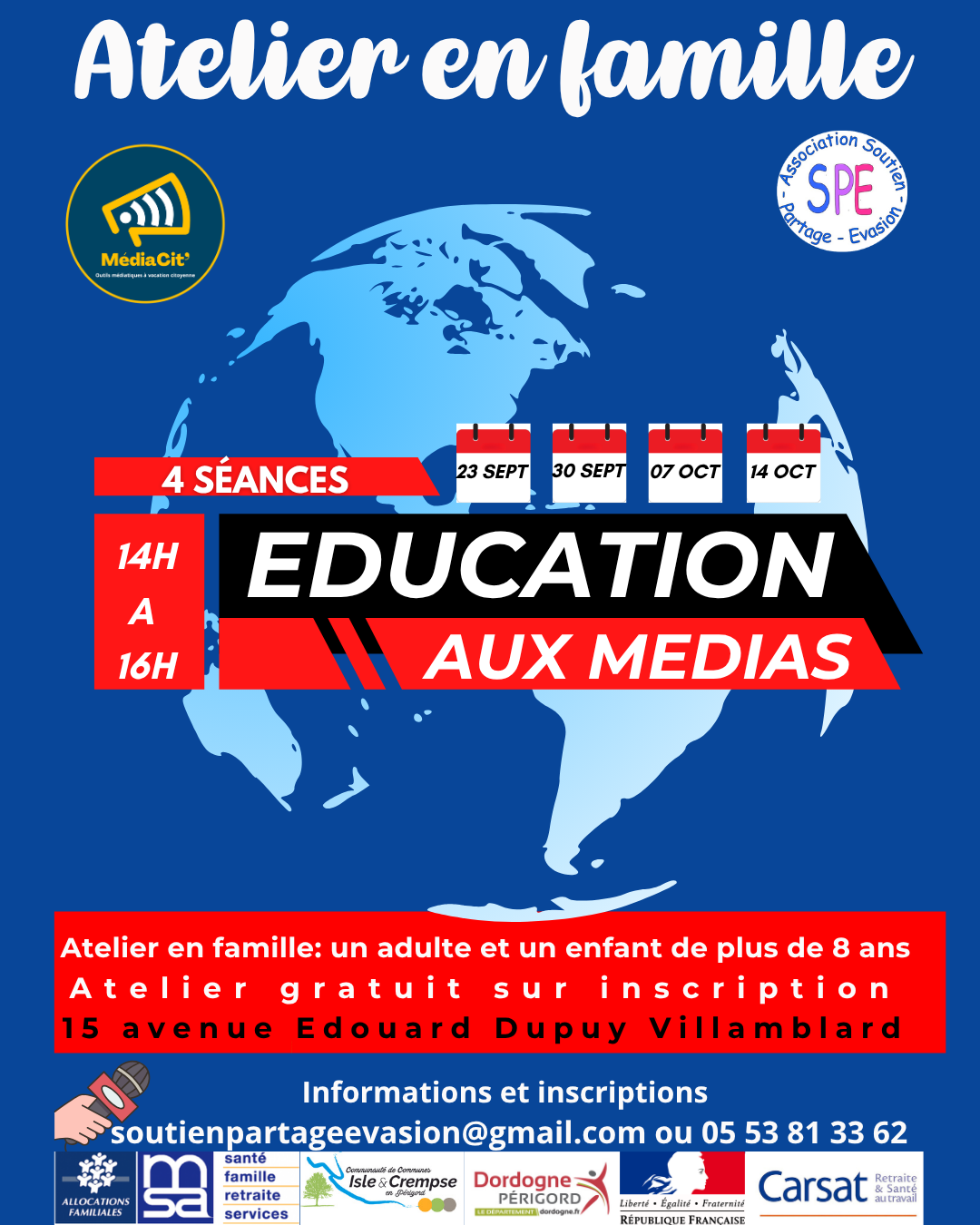Atelier Education aux médias