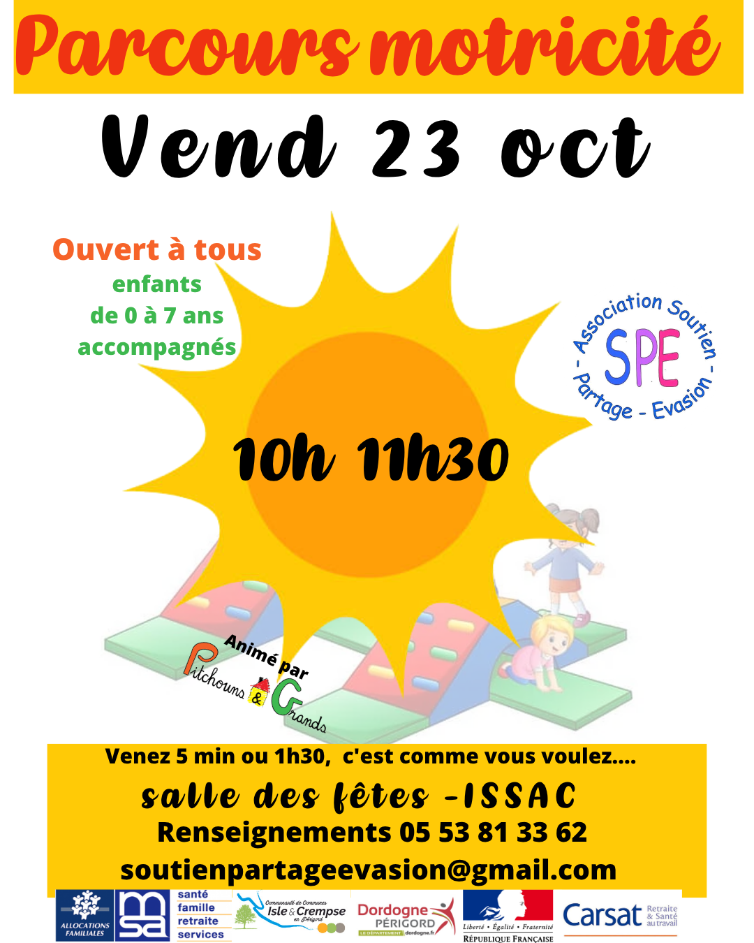 Parcours de motricité