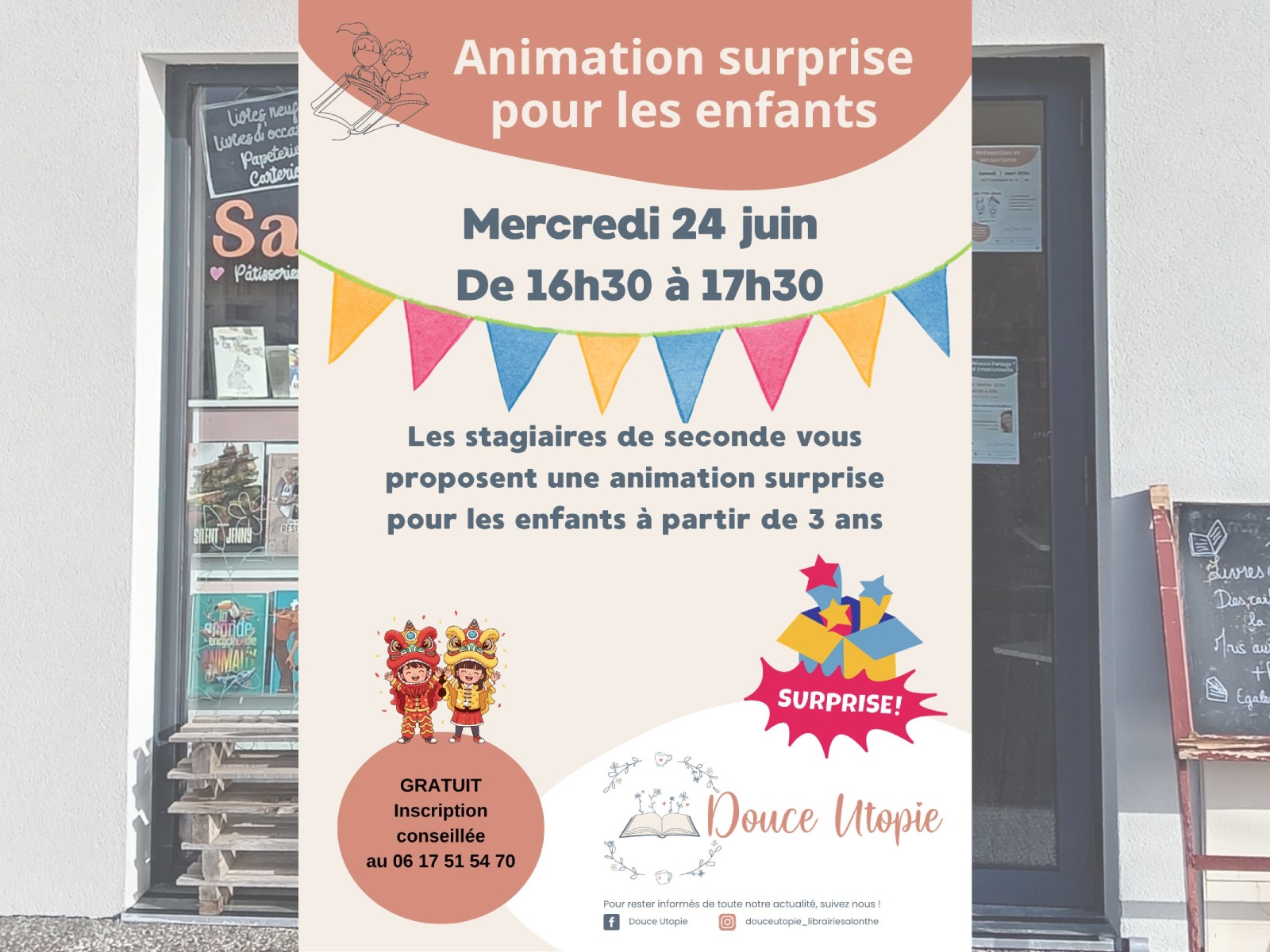 Animation surprise pour les enfants