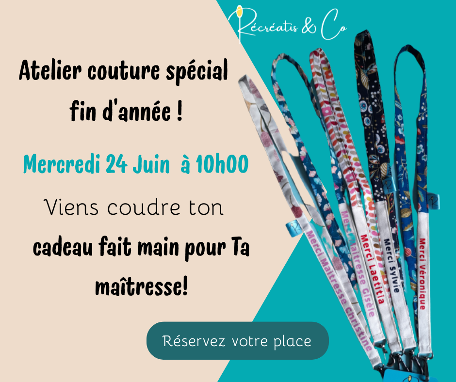 Atelier couture Cadeau fin d'année