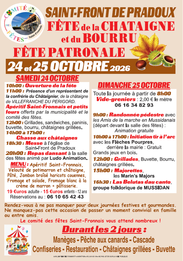 Fête de la châtaigne et du bourru