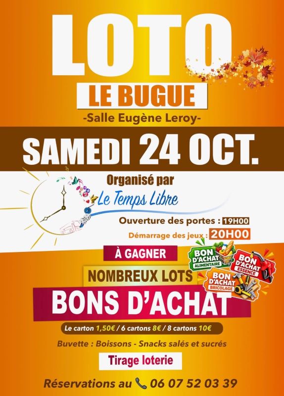 Loto du club du temps libre