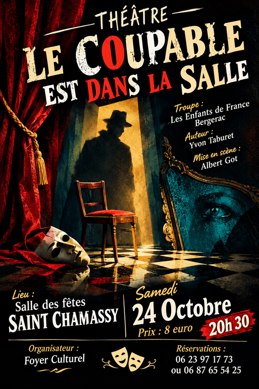 Théâtre - Le coupable est dans la salle