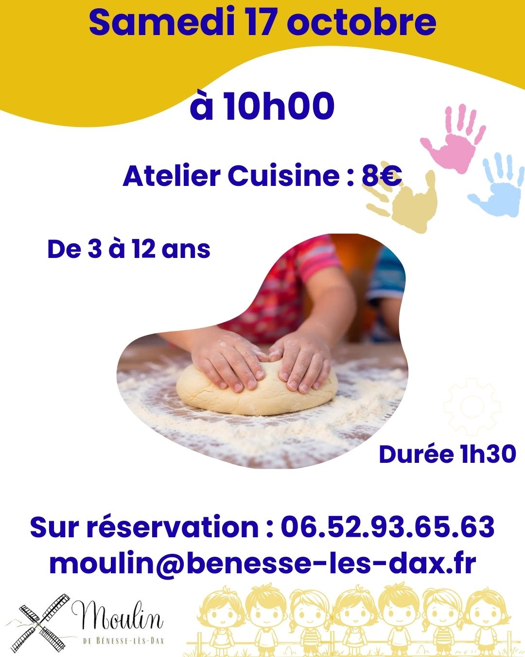 Atelier Enfant - galette à la farine de maïs