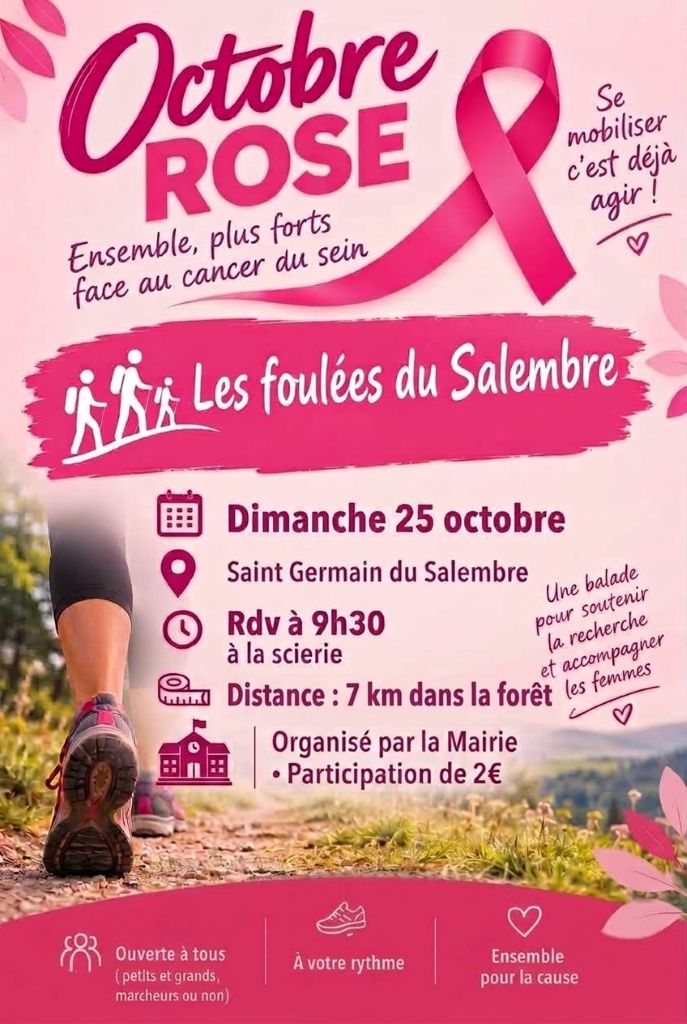 Octobre Rose, Les foulées du Salembre