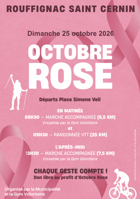 Octobre Rose à Rouffignac