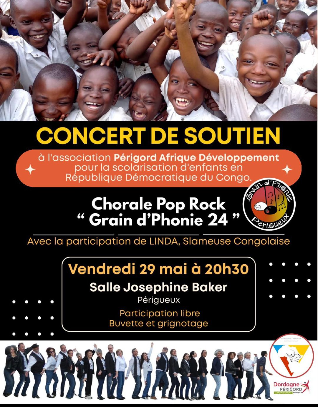 Concert de Soutien à l'association Périgord Af ...