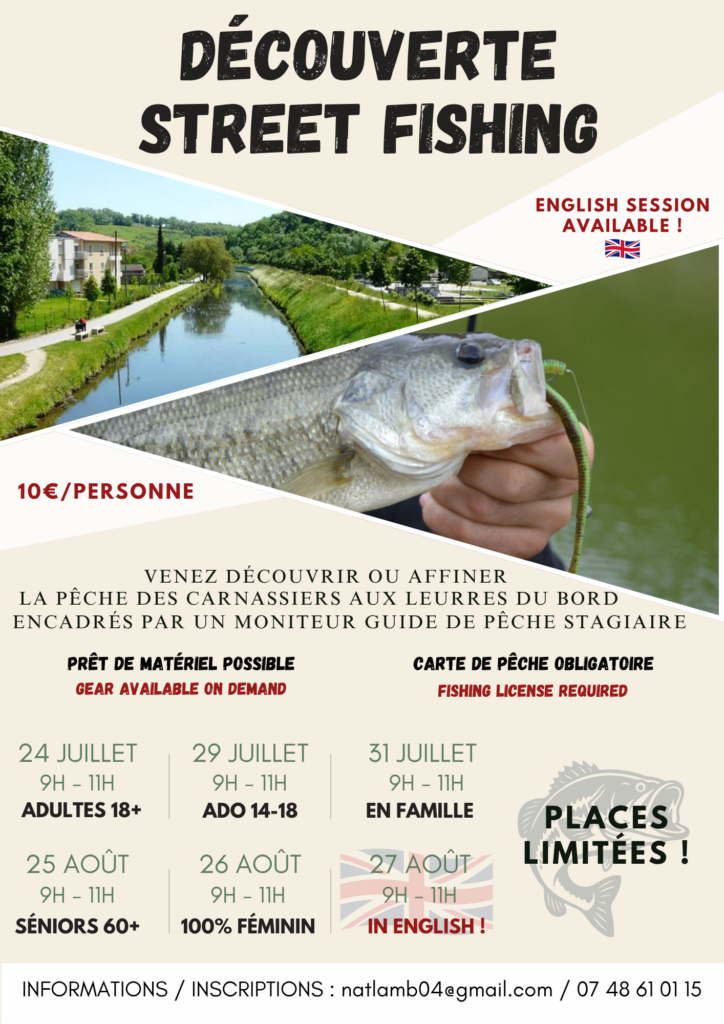Découverte street fishing : Adultes