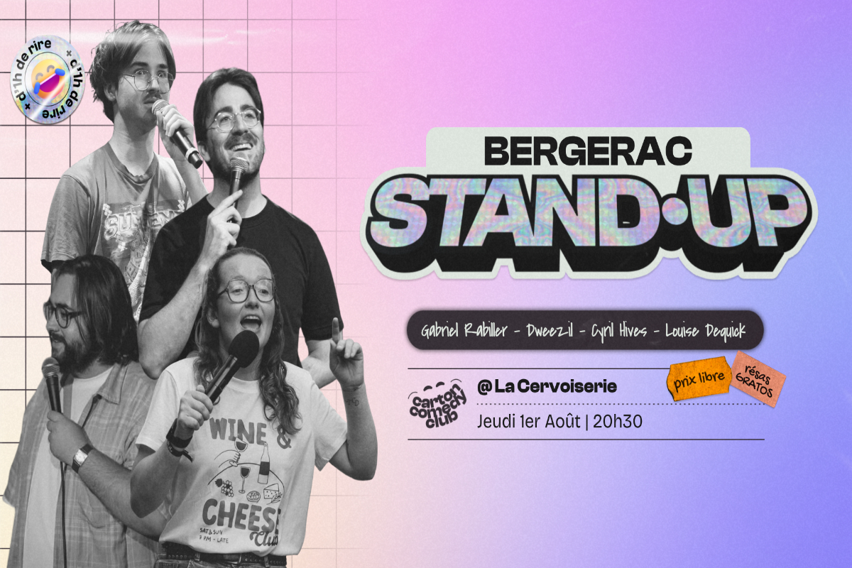 Soirée Stand-up, Carton Comedy Club | La Cervo ...
