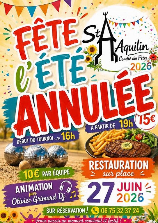 Fête de l'été - ANNULÉ