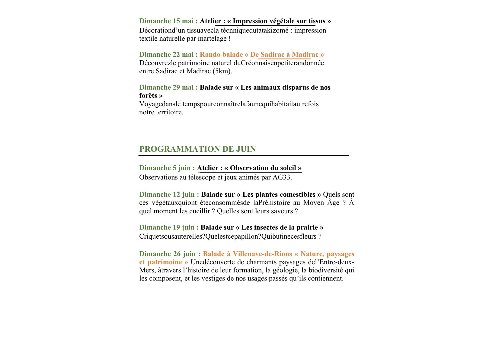 Maison du Patrimoine Naturel du Créonnais