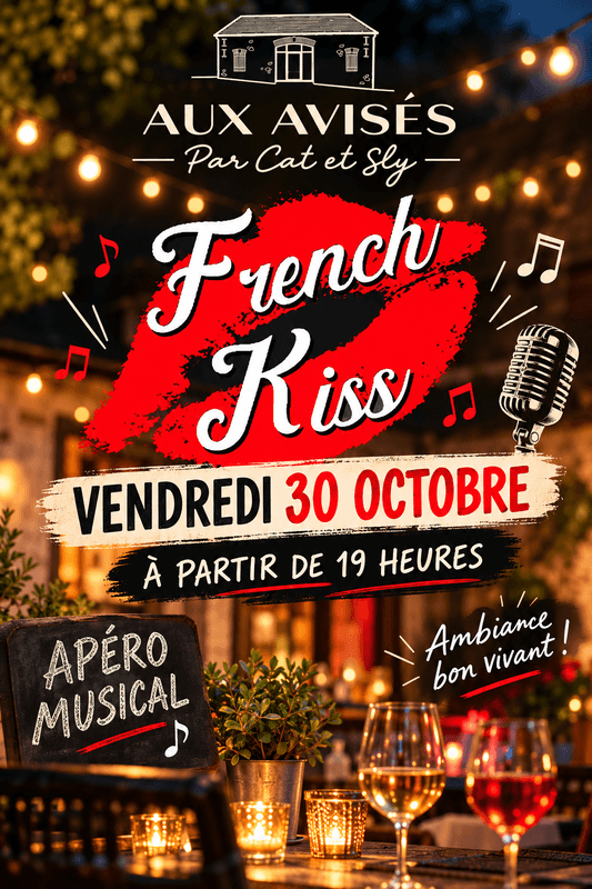 Concert avec French Kiss aux Avisés par Cat et Sly